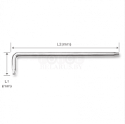 Г-образный ключ TORX Toptul серия AIAL