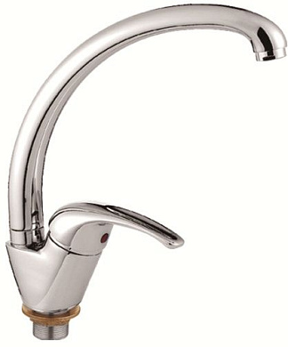 Смеситель для кухни, цинк, хром Ledeme L5929-B