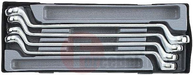 Набор накидных ключей Force T5044 под 75° (23-32 мм) 4 пр.