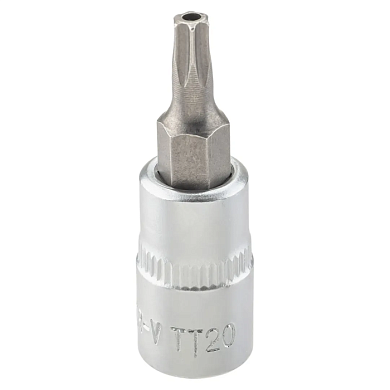 Головка-бита TORX TR T20H (c отверстием) 1/4'' JCB JCB-3273220