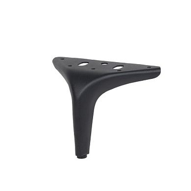 Опора мебельная мет. DELI h120 угловая черный муар AKS 113011