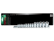 Набор головок Е-профиль 14 пр. Е4-Е24 1/4'', 3/8''&1/2'' Toptul GAAR1402