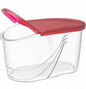 Емкость для сыпучих продуктов Wave 1 л (сангрия© BEROSSI ИК 34454000