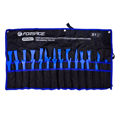 Набор приспособлений для демонтажа внутренней обшивки салона 27 пр. Forsage F-905M27
