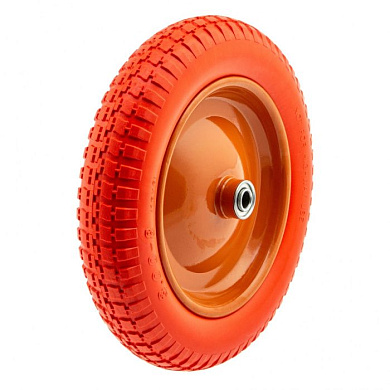 Колесо полиуретановое 3.00-8, длина оси 90 мм, подшипник 16 мм PalisaD 68975