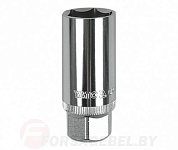 Головка торцевая свечная 1/2'' 16 мм L64 мм CrV Yato YT-1253