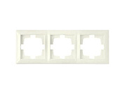 Рамка 3-местная бежевая, Стиль, Bylectrica ЮЛИГ.735212.216 беже
