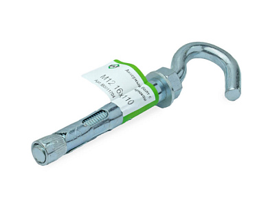 Анкерный болт с крюком M12 16х110 EKT B0011704