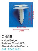 Клипса для крепления внутренней обшивки а/м GM пластиковая, 100 шт Forsage C0456(GM)