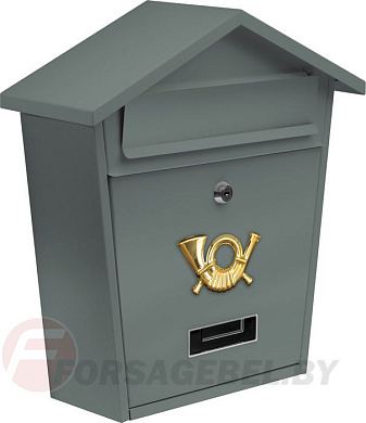 Ящик металлический почтовый 380х320х105 мм серый Vorel 78581