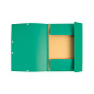 Папка на резинках "Manila", A4, 15 мм, картон, зеленый