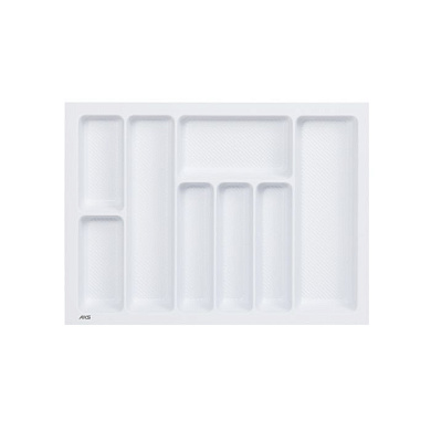 Лоток для столовых приборов 800 PIXEL 735*485, белый AKS 117219