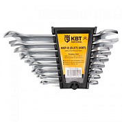 Набор гаечных рожковых ключей 8-27 мм KBT-PROFESSIONAL КВТ НКР-8 (8-27)