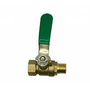 Кран воздушный шаровый с резьбами M1/4" x F1/4" (латунь) H-D HD-BV8-MF14