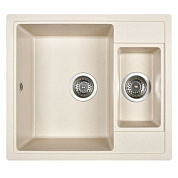 Мойка кухонная из мраморной крошки, cream, Wisent WQ580-30