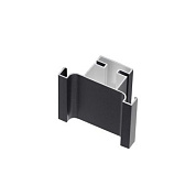 Профиль алюм. GOLA-18 вертикальный средний 5,4 м черный AKS 110626