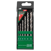 Набор сверл по металлу 6 пр., 2-8 мм RockForce RF-DBS06