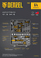 Набор инструментов 1/4"&1/2", CrV, S2, 64 пр Denzel 15801