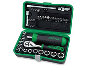 Набор инструментов 1/4'' 4-14 мм 6-гр. 41 пр. Toptul GADW4101