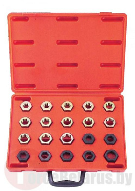 Набор плашек для прогона резьбы 20 пр. Force 920U1