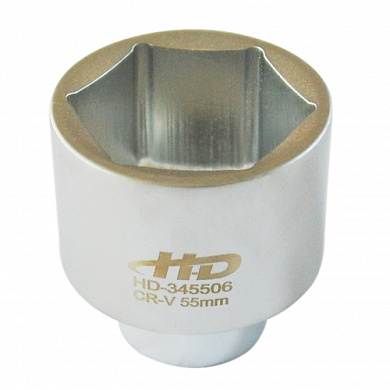 Головка торцевая 3/4" 6-гр 55 мм L70 мм CrV H-D HD-345506