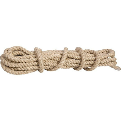 Канат льнопеньковый, D 10 мм, L 10 м Россия Сибртех 93803
