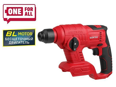 Аккум. перфоратор CRH 1810 в кор. ALL1, 18.0 В, БЕЗ АКБ и З/У, 1.2 Дж WORTEX 0329266