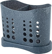 Сушилка для столовых приборов Plast Team Stone 168×84×133мм темный камень Пластик Репаблик PT907010026