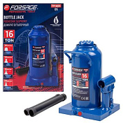 Домкрат гидравлический бутылочный 16 т, с предохранительным клапаном, 205-330 мм Forsage F-T91604 DS