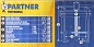 Съемник подшипников двухзахватный с фиксацией диапазон захвата 8-35 мм Partner PA-666B035
