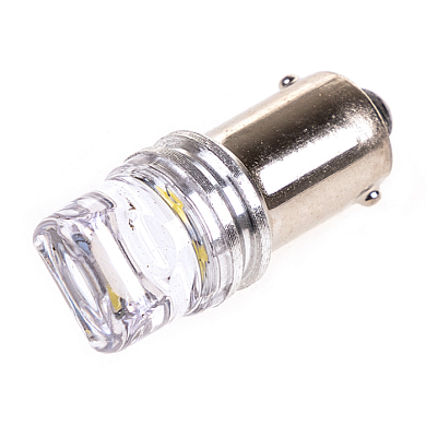 Автолампа диод T8,5 (T4W) 12V 3 SMD BA9s 1-конт Белая комп.2 шт габарит/стоп/салон/номер SKYWAY S08201420