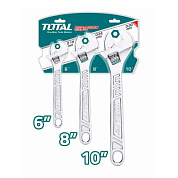 Набор разводных ключей 3 пр TOTAL THTK1013