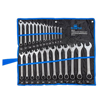 Набор ключей комбинированных 25 пр., 6-28,30,32 мм KINGTUL KT-5261P