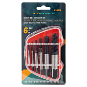 Набор экстракторов резьбы 6 пр М3-М25, Ø:3-6 мм, 6-8 мм, 8-11 мм, 11-14 мм, 14-18 мм, 18-25 мм, ''мелкий шаг'' ILOforce IF-63005A