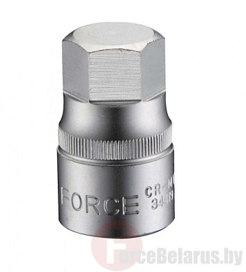 Головка-бита Hex 1/2” 12 мм. цельная Force 34412