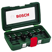 Набор фрез по дереву хв 8 мм (6 шт) BOSCH (2607019463)