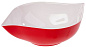 Салатник двухцветный Estel 1л (красный п/прозрачный) BEROSSI ИК 12612000