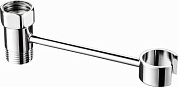 Держатель душевой лейки с креплением на смеситель, латунь, хром Ledeme L39-1