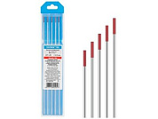 Электрод вольфрамовый красный WT-20, Ф 2,0 мм, набор 5 шт Solaris WM-4535