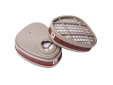 Фильтр 6510, 2 шт в уп., с байонет. крепл. для защ. от орг. газов и паров A1 JETA SAFETY 6510