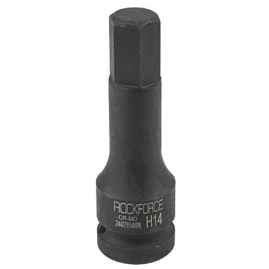 Головка-бита ударная HEX (6-гр) H14 1/2" RockForce RF-24407814MPB