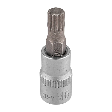 Головка-бита Spline 1/4'' M6 RockForce RF-3283206
