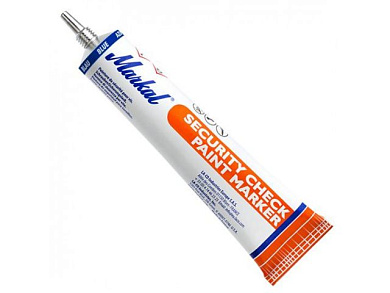 Маркер промышл. для контроля раскручивания болтов SECURITY CHECK, синий MARKAL 96671