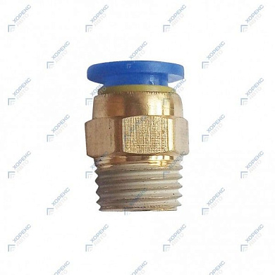 Фитинг зажимной 6 мм, с наружной резьбой М5 HOREX YPC06-M5