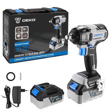 Дрель-шуруповерт аккумуляторная ZKIS20-Li SET DEKO 084-1047