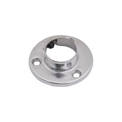 Крепление (розетка) трубы d25 (510) сталь, хром AKS 22631