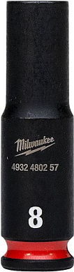 Ударная головка 8 мм 1/4" Shockwave Milwaukee 4932480257