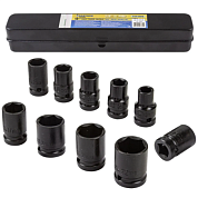 Набор головок ударных 10-24 мм 10 пр 1/2'' 6-гр Partner PA-4109-5MPB