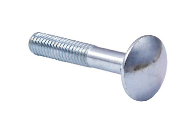 Болт с полукруглой головкой М6*55 с усом, неполн. резьба, цинк (1кг=86шт) 68059