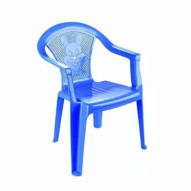 Стульчик детский "Малыш", голубой перламутр РУССПЛАСТ РП-211-ГП